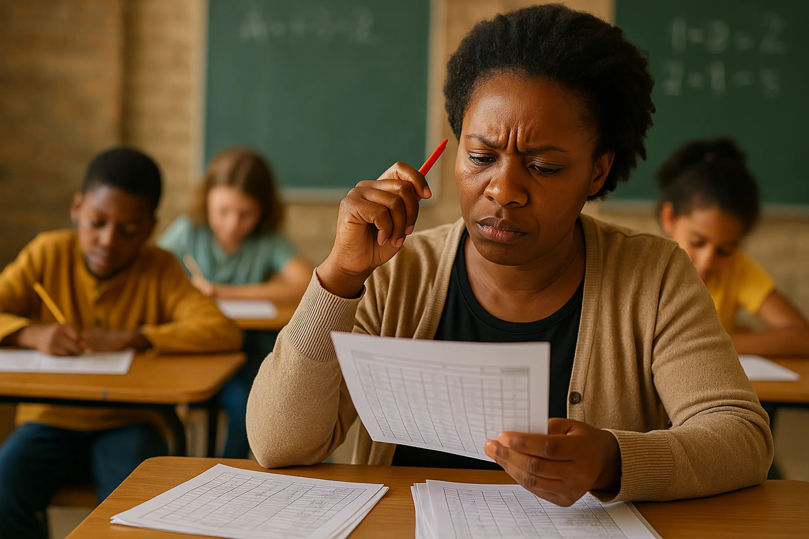 teacher frustrated